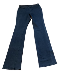 HUE Women's Wide Leg Jeans in Deep Blue